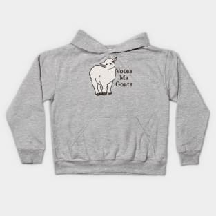 Votes Ma Goats Meme Humor Kids Hoodie